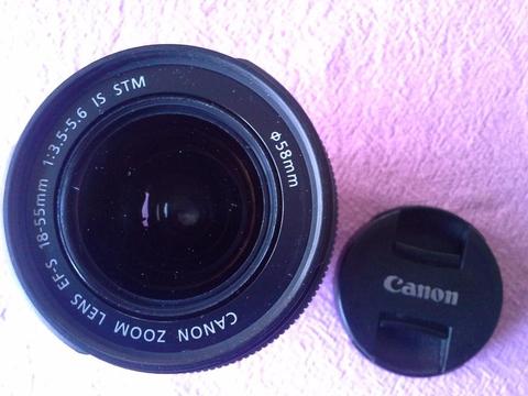 Lente Canon 1855mm STM f/3.5 5.6 EFS