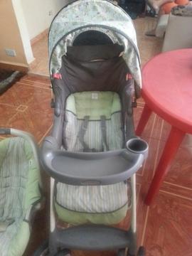 coche y porta bebe graco