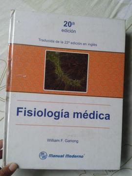 FISIOLOGÍA MEDICA GANONG 20MA EDICIÓN