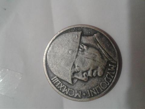 Moneda de plata antigua del ao 1920