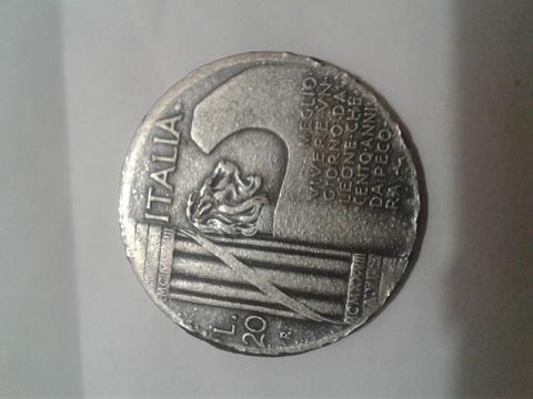Moneda de plata italiana