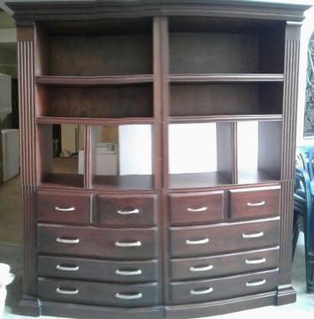 Mueble Biblioteca 100 Cedro Negociable