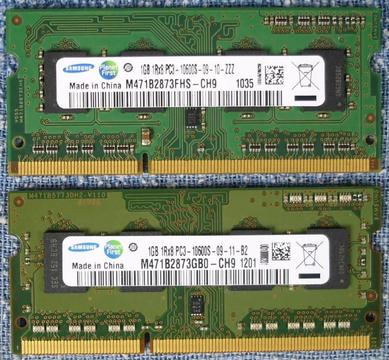 Memorias RAM DDR3 de 1GB!