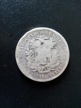 fuerte de plata año 1888