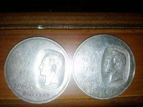 monedas de plata doblón de 10bs