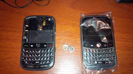 Carcasa,pantalla LCD Y Cornetas De Blackberry Bold