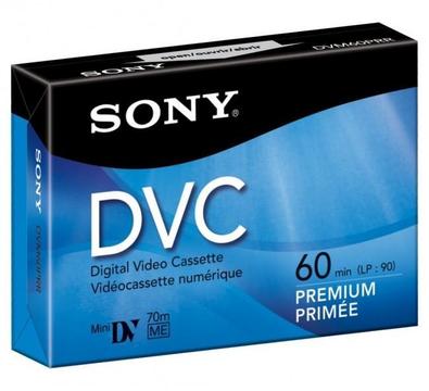Cinta o Cassette Mini DVC de 60 min, Sony, NUEVAS
