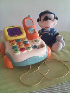 Telefono de juguete como nuevo
