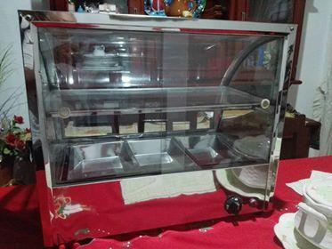 Calentador de empanadas con baño de maria de 3 bandejas como nuevo