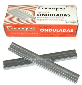 Grapas Marca Fanagra onduladas