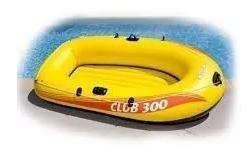 Bote Inflable Club 300 Para Tres Personas Sin Remos Ni Bomba