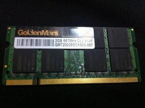 Memoria Ram 2 Gb 667 Mhz Laptop
