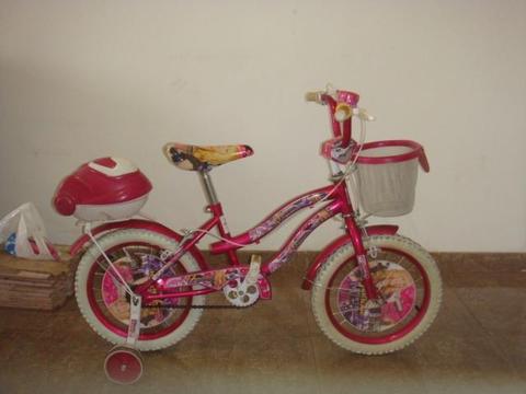 bicicleta de niña hannah montana