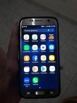 Samsung Galaxi S7 4g liberado 32gb. Dorado