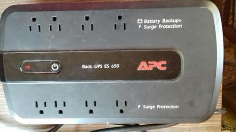 Vendo Ups Apc 650 Es sin Bateria, Nuevo