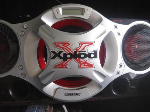SONY RADIO REPRODUCTOR CD CASETTE MP3 GRABADORA PORTATIL