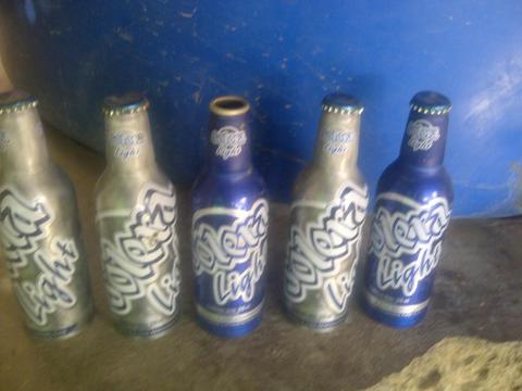 botellas decorativas de coleccion polar