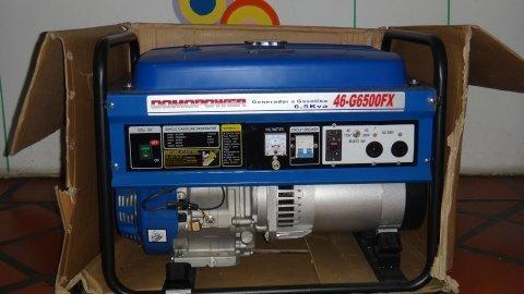 generador domopower usado 6.5 kva a gasolina 13 hp