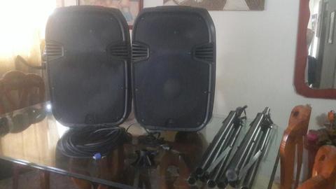 Cornetas 15 Pulgadas Parales Extencion