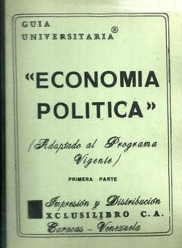 Guía universitaria de economía política