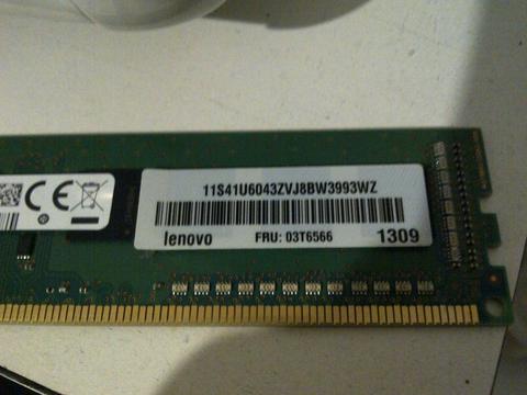 Memoria Ram 4gb DDR3 Samsung Lenovo 1333