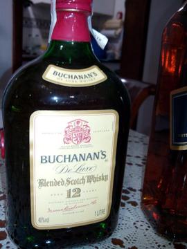 Vendo Whisky Buchanas 12 años original de 1 litro