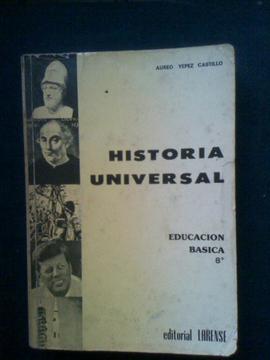 Libro Historia Universal de Aureo Yepez