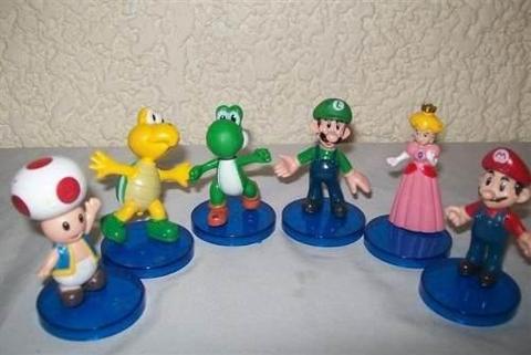 Juguetes Figuras Marios Bross Luigi Toad Koopa Yoshi Peach