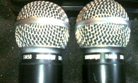 microfonos SM58 INALAMBRICO