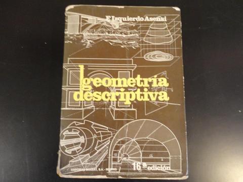 Geometría Descriptiva, Libro Importado Fernando Izquierdo Asensi