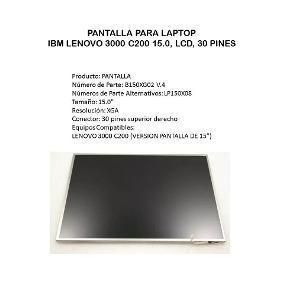 Pantalla Lcd 15 Pulgadas Operativa. Lenovo 3000 C100 y C200. Ibm Think Pad R40