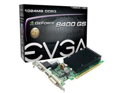 Tarjeta De Video Evga Geforce 1gb, 8400gs Pciexpress,1024mb