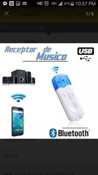 Dispositivo Bluetooh para Músicas