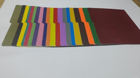 Carpetas Tamaño Carta de Colores