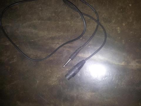 cable sonido audio hembra a macho 6.5mm