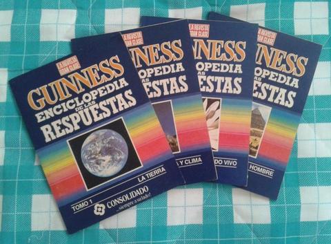Revistas Guinness: enciclopedia de las respuestas, 4 tomos, editorial Consolidado