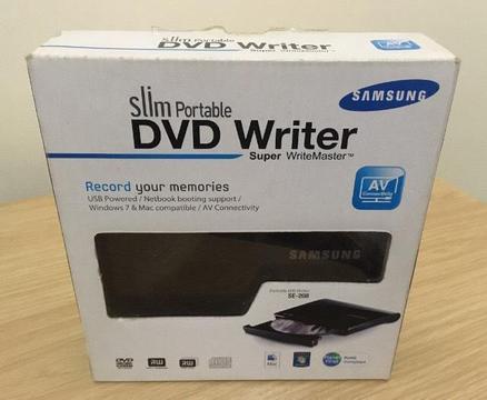 Unidad Cd Dvd Externa Samsung Quemadora Caja Original Slim