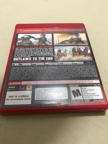 red dead rendemtion ps3 como nuevo