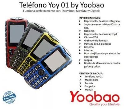 Telefono Yoobao Liberado Dual Sim
