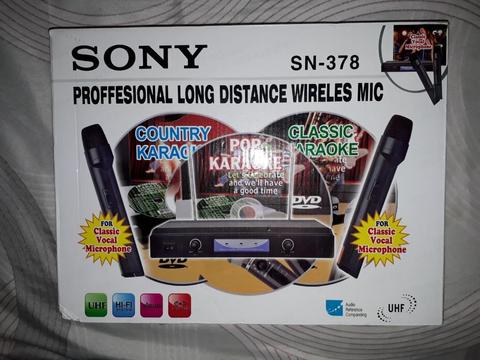 Microfono Inalbrico Dual Sony