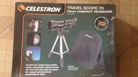 Telescopio Celestron Travel 70 Mm