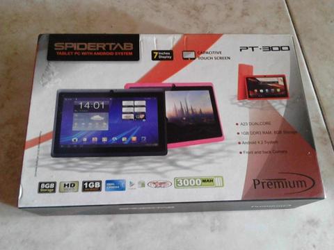 Tablet Premium Spidertab Pt360, 1 Gb Memoria, 8 Gb Rom