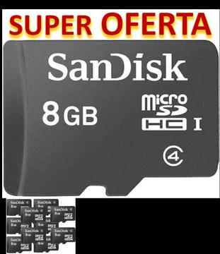 Tarjeta De Memoria Micro Sd Sandisk 8gb CASI AGOTADO