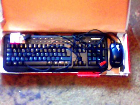 teclado para pc microsoft con mouse