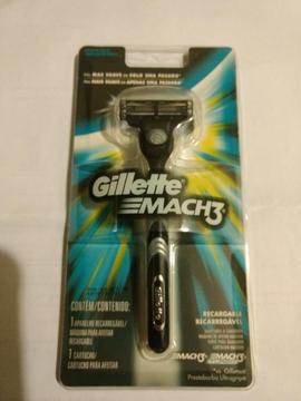 Maquina para afeitar Nueva y Sellada Mach 3 Gillette