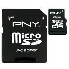 Memoria Micro Sd Pny 4gb Con Adaptador Sd