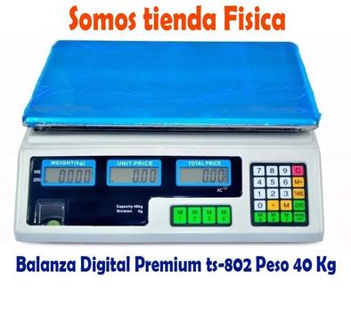 Ofertazo Balanza Electronica / Balanza Digital 40 Kg Premium 3 MESES DE GARANTIA SOMOS TIENDA