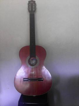 Guitarra Acústica Con Sus Accesorios