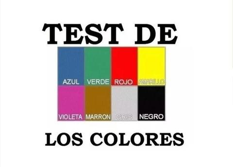 TEST DE LOS COLORES COMPLETO