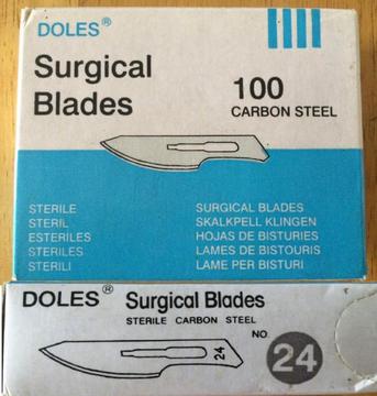 HOJILLAS DE BISTURI NRO 24